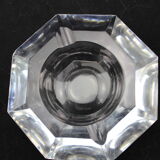 Octagonal ashtray in Crystal Val Saint Lambert