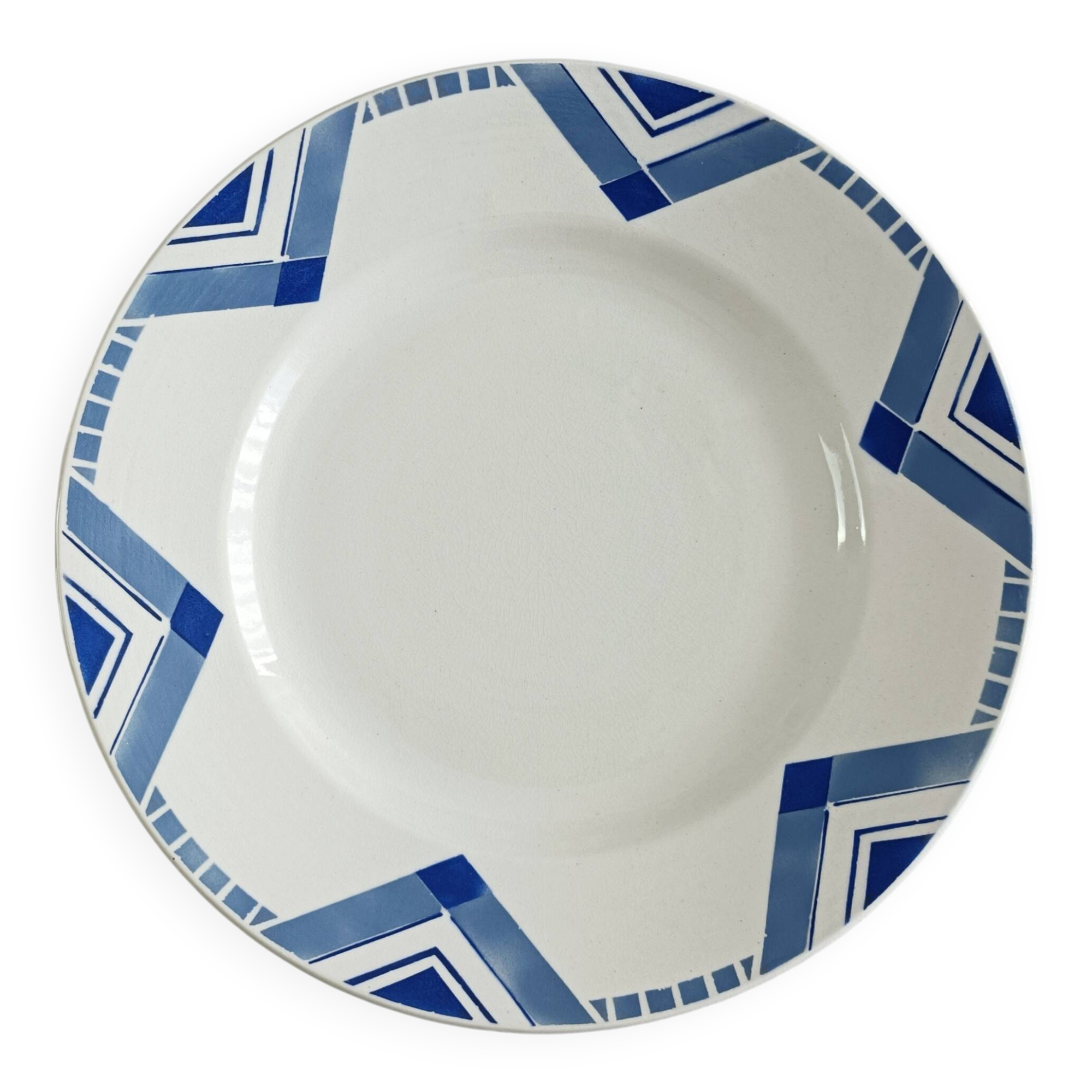 Mounted plate, compote dish Moulin des loups Pax
