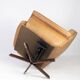 Armchair and stool in 1960s Danish leather and rosewood
