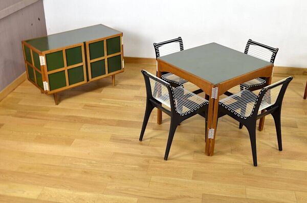 Ensemble de Georges Tigien buffet, table et chaises