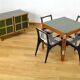 Ensemble de Georges Tigien buffet, table et chaises