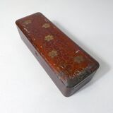 Antique orientalist art nouveau lacquered wooden box