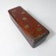 Ancien coffret en bois laqué orientaliste Art nouveau