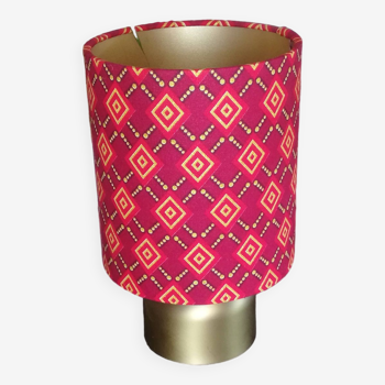 Lampe de table dorée Abat-jour wax BASMAH