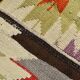 6x10 Tapis Kilim Turc Laine Fait Main, Style Bohème, Motifs Géométriques,