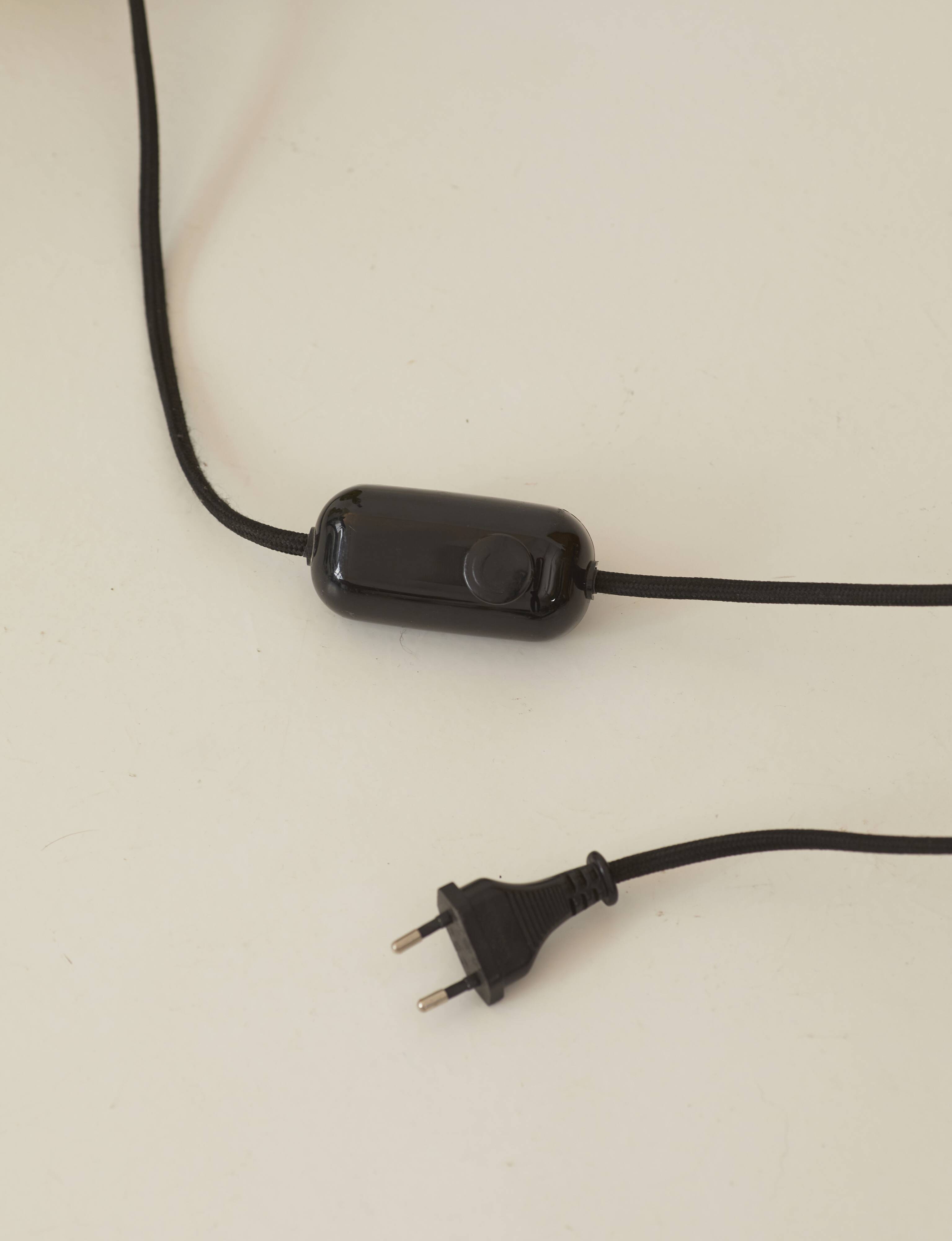 Large vintage Ikea table lamp "Ljusås Salbo" (2009) in glass