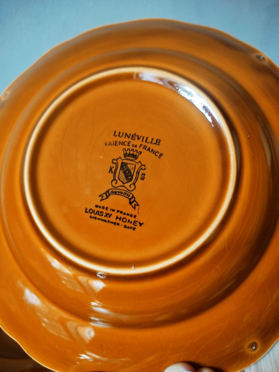 6 Provençal plates Lunéville