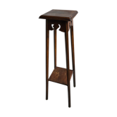 Old harness carved wood feet compass vintage