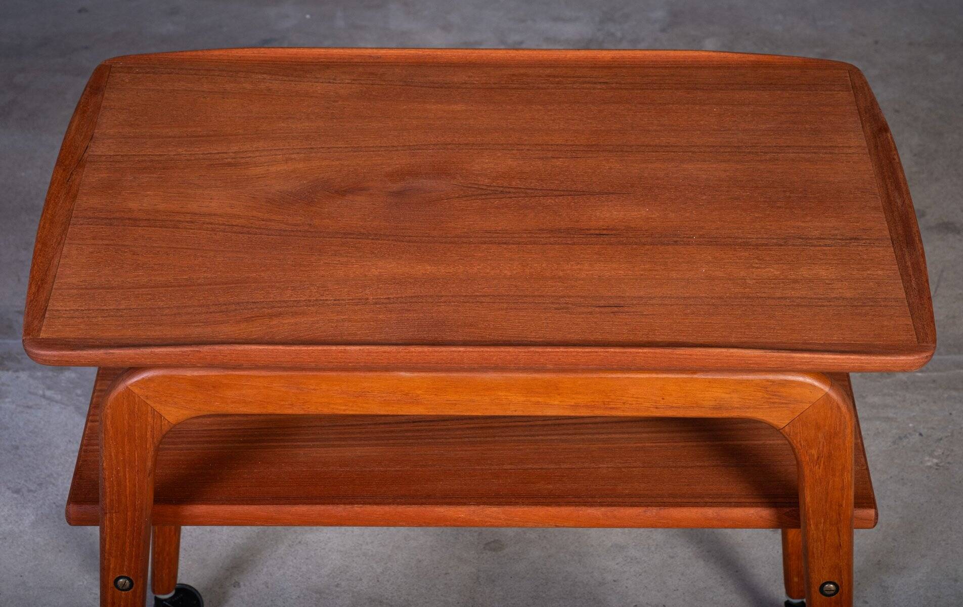 Teak Bar Cart by Arne Hovmand-Olsen for Mogens Kold, 1960s