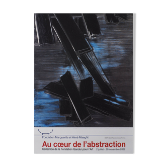 Pierre SOULAGES - Painting AUGUST 24, 1958 - Original Poster