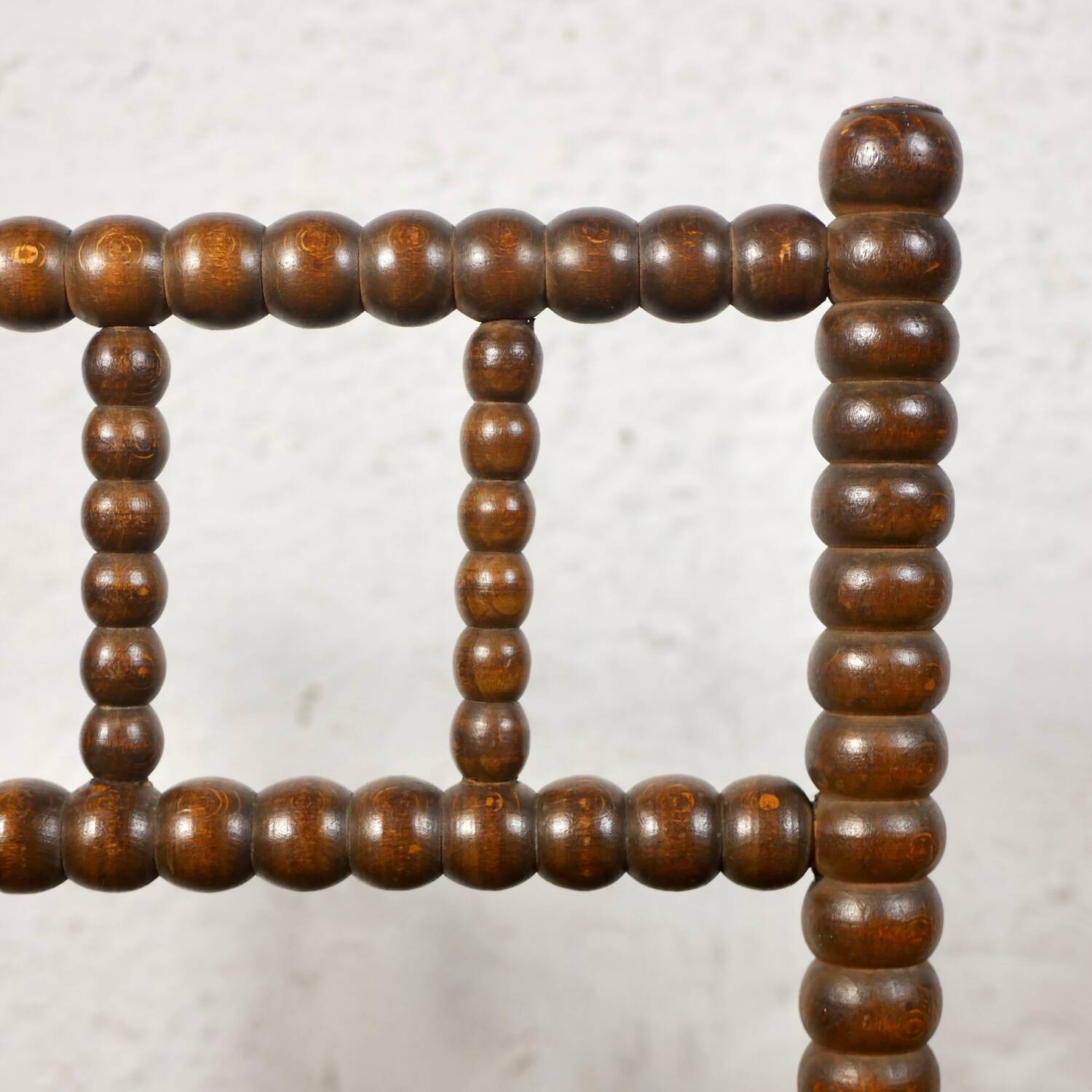 Pair of corner spool chairs