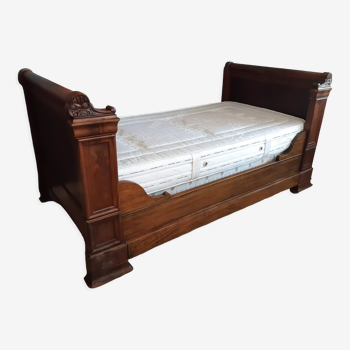 Bed 1 pers. Louis Philippe with bedding