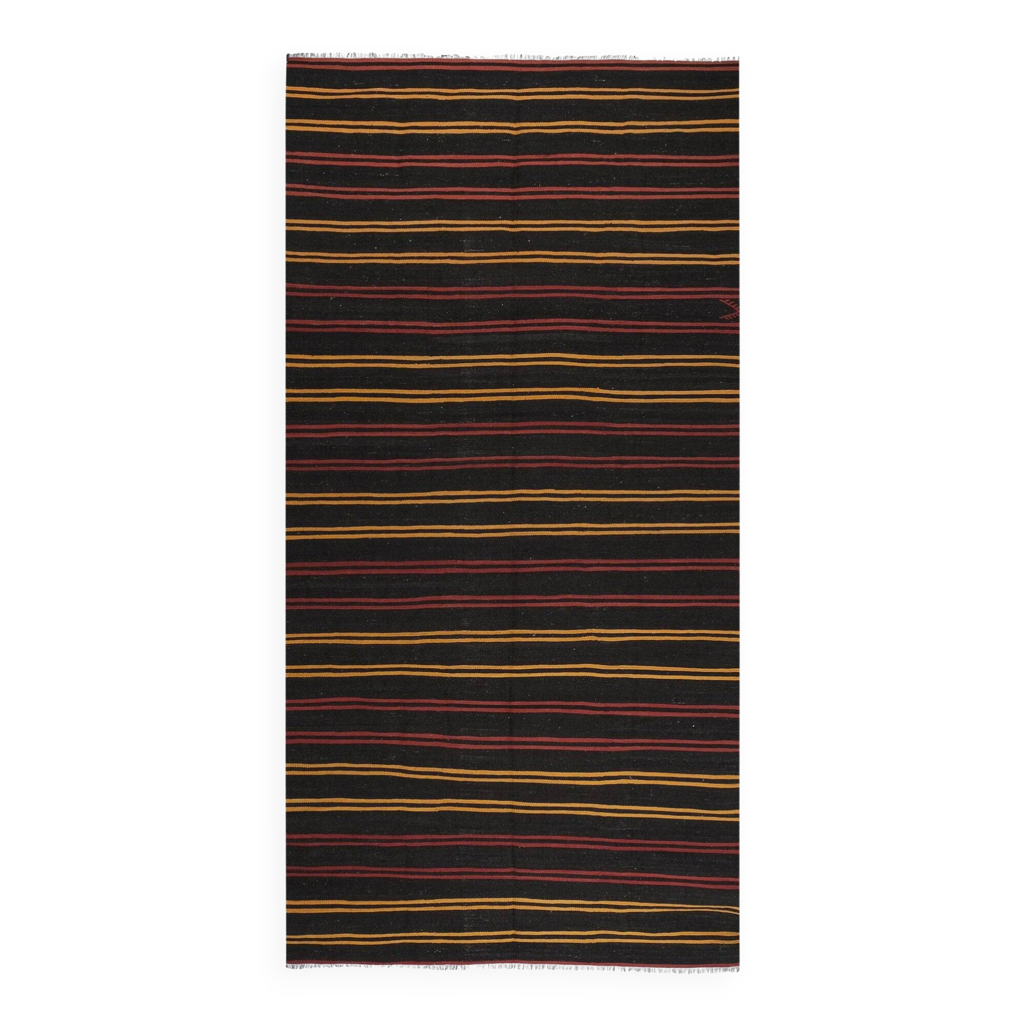 Vintage Turkish kilim, handwoven, 230x420 cm.
