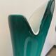 Green crystal vase, Companion of Baccarat