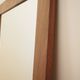 Danish mahogany mirror with shelf, 1970s
