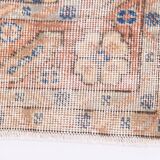 5x8 Rug For Farmhouse Room Blue Orange Vintage Rug, 162x262Cm SK 5165