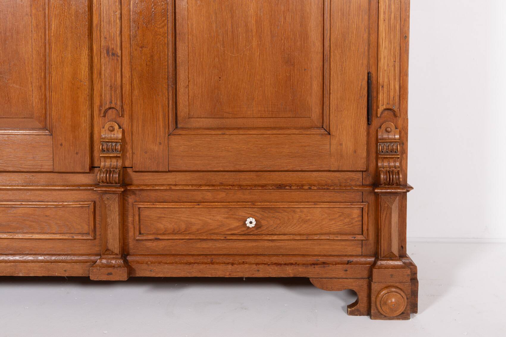 Vintage oak wardrobe