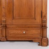 Vintage oak wardrobe