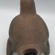 Vase zoomorph bird sculpture terracotta parrot, mexico, 70s