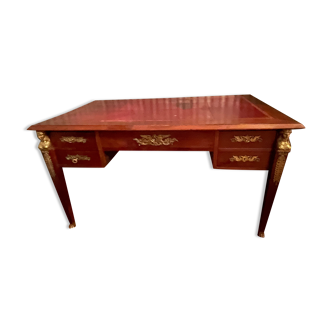 Empire style mahogany office with lion's feet