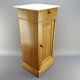 Table de chevet vintage en bois de merisier