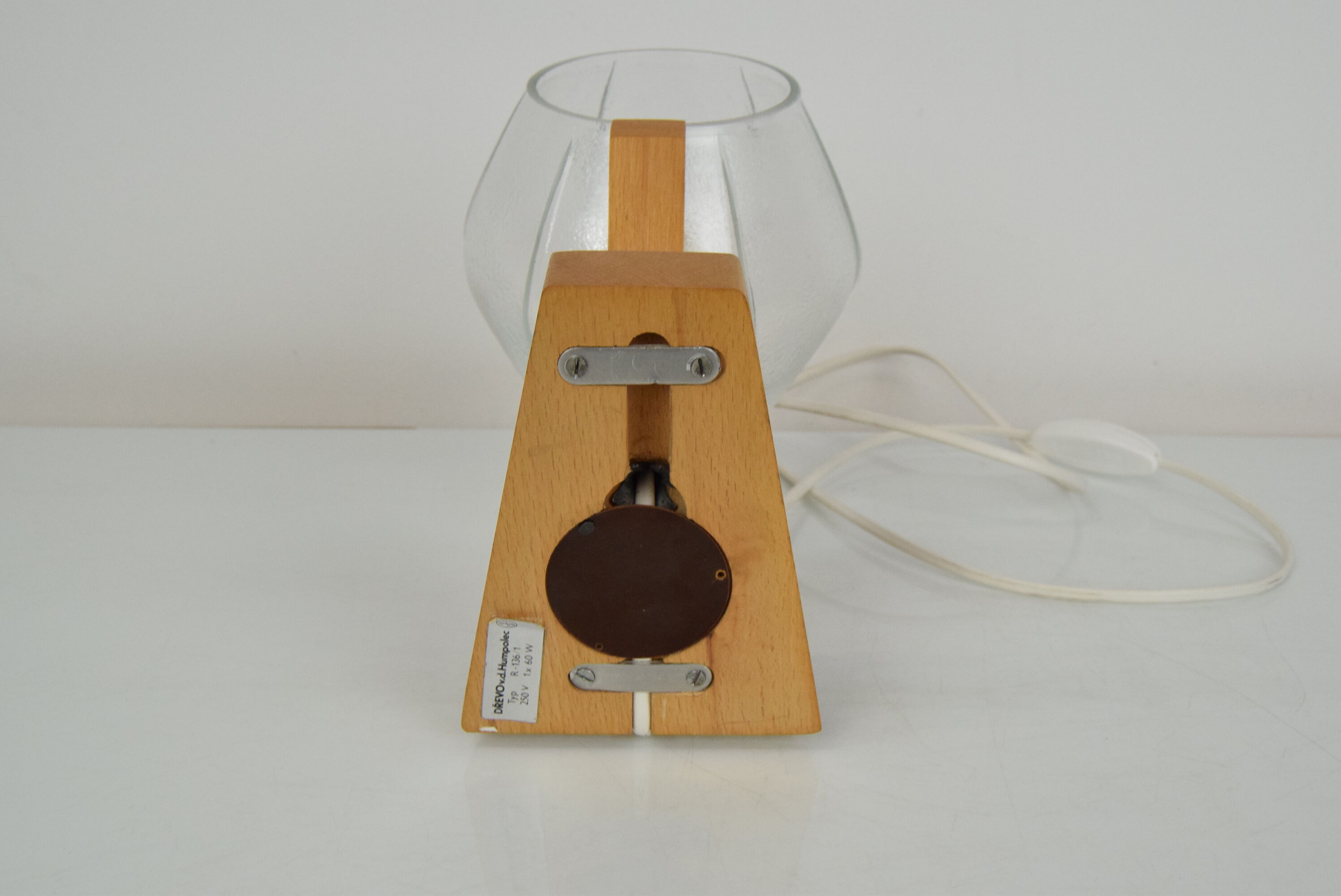 Mid-century Wall Lamp,by Drevo Humpolec,1960's.