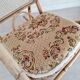 Cane rocking chair and upholstered seat