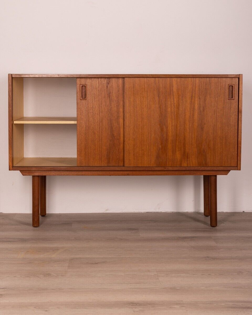 Vintage Sideboard in Teak Wood with Two Doors Danish Design, 1960s