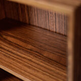 Classic vintage Danish rosewood wardrobe from the mid-century, 1960s.