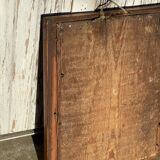 Antique wooden mirror