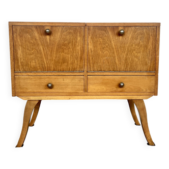 Sideboard / buffet furnished with vintage TV