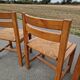 Set of 4 elm chairs from the Regain house.