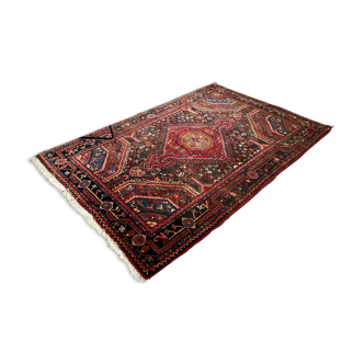 Oriental carpet old handmade wool, 157x105 cm