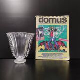 Transparent Murano Glass Vase attr. to Barovier and Toso, Italy