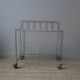 Vinyl table turntable gold metal wheels vintage storage storage side table serving trolley