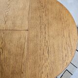 Vintage 1970s round dining table