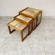 Vintage 1960 nesting coffee table