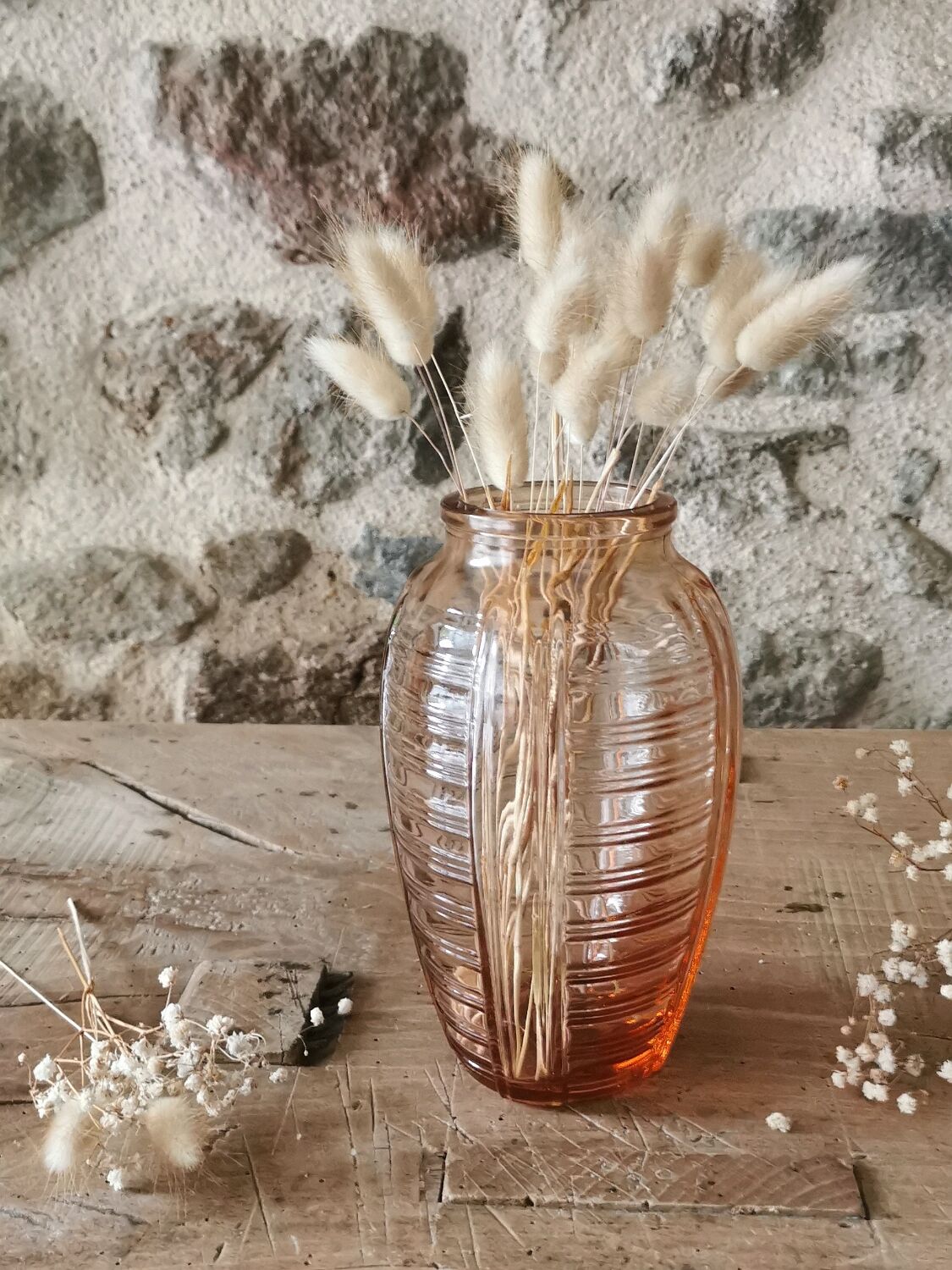 Pink Art Deco Vase