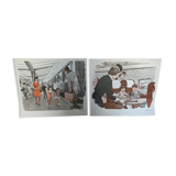 Set of 'train & accident' posters