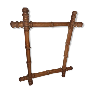 miroir en faux bambou