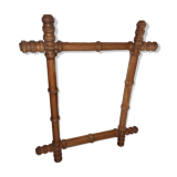 Miroir en faux bambou 52.5cm X 43.5cm