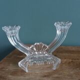 Art Deco chandelier/candlestick, Buder crystal, 1930