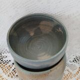 5 antique stoneware bowls