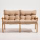 Upholstered sofa set, Set of 3