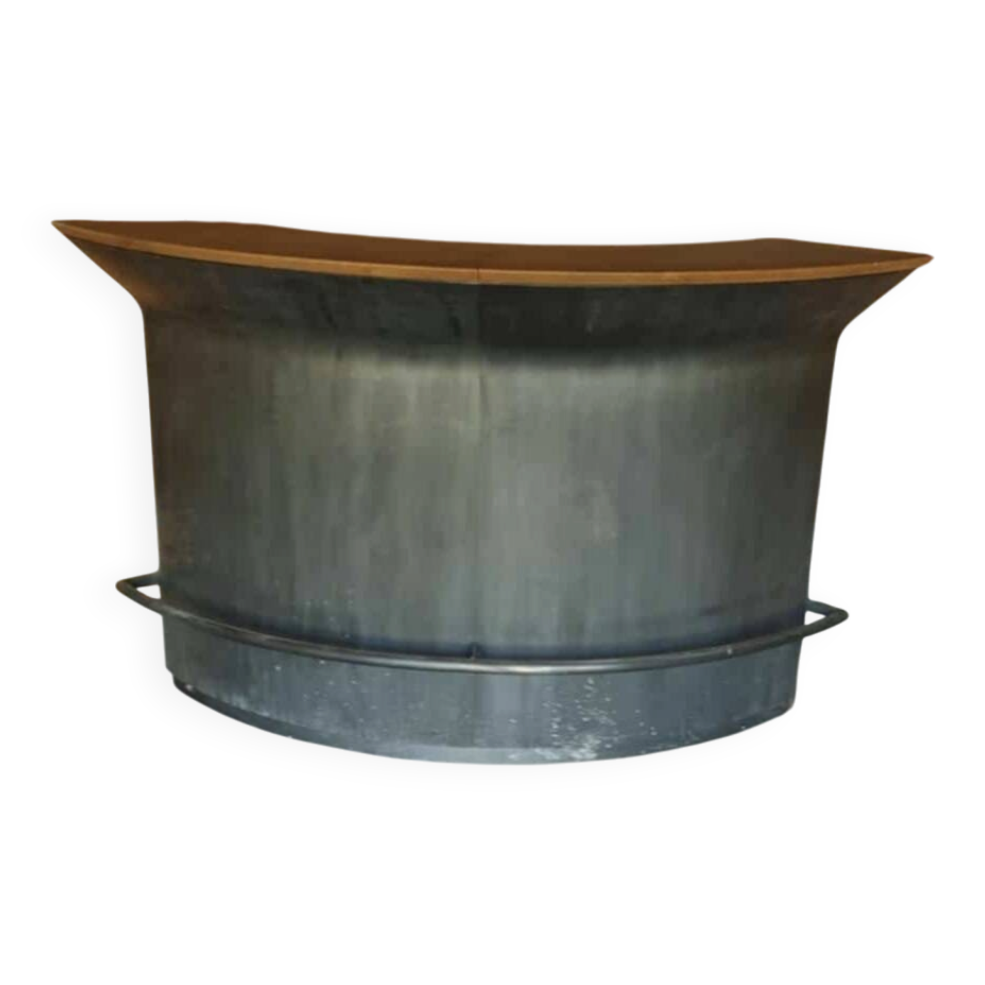 Prototype de bar – Brasserie Les Haras (2013) – Pièce unique en acier