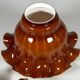 60s 70s Peill & Putzler Germany Ceiling Light Glass Space Age Design