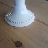 White earthenware compote dish