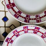 X6 Stuart Moulins des loups France flat plates - vintage-retro-kitchen