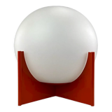 Lampe à boule space age design verre métal 60s 70s