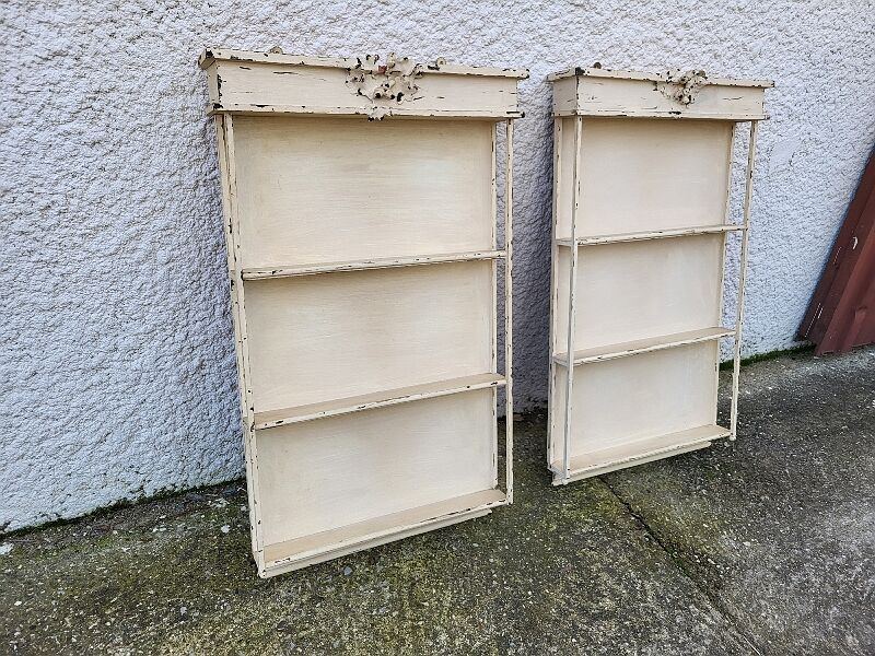 Pair of wall shelves